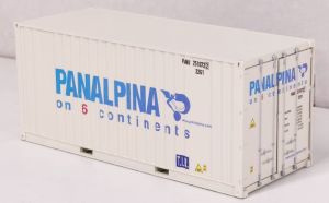 Container 20 ft Panalpina wei� - Kiss MBS 1C12 Spur 1